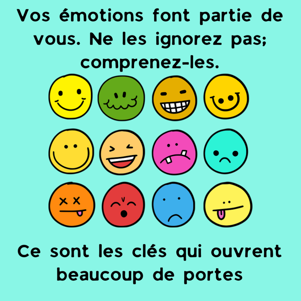 Dans un monde où les émotions jouent un rôle crucial, cette palette d'émoticônes nous rappelle l'importance de comprendre et de reconnaître nos sentiments. Chaque émotion, qu'elle soit joyeuse, triste, en colère ou surprise, est une pièce essentielle du puzzle de notre bien-être émotionnel. Ignorer nos émotions revient à laisser une partie de nous-mêmes dans l'ombre. Apprenons à les écouter, à les comprendre et à les exprimer avec authenticité.